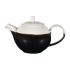 Churchill Monochrome Profile Teapots Onyx Black 430ml (Pack Of 4)
