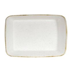 Churchill Stonecast Hints Rectangular Baking Dishes Barley White 250 X 380mm