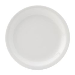 Utopia Titan Narrow Rimmed Plates White 220mm (Pack Of 24)