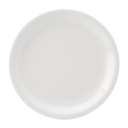 Utopia Titan Narrow Rimmed Plates White 260mm (Pack Of 6)