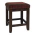Bolero Dale Low Stools Claret Tartan (Pack Of 2)