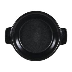 Churchill Black Igneous Stoneware Individual Dish 120mm (Pack Of 6)