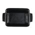 Churchill Black Igneous Stoneware Rectangle Dish 170mm (Pack Of 6)