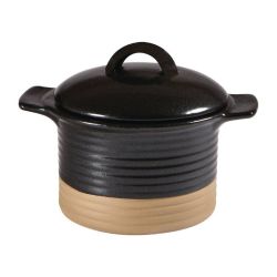 Churchill Black Igneous Cocotte 350ml 12oz (Pack Of 6)