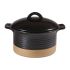 Churchill Black Igneous Cocotte 530ml 20oz (Pack Of 6)