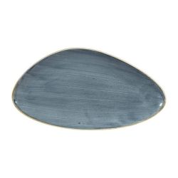 Churchill Stonecast Triangular Plates Blueberry 355mm (Pack Of 6)