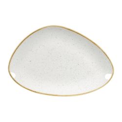 Churchill Stonecast Triangular Plates Barley White 304mm (Pack Of 6) Churchill Stonecast Triangular Plates Barley White 304mm (Pack Of 6)