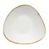 Churchill Stonecast Triangular Shallow Bowls Barley White 210mm