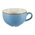 Churchill Stonecast Cappuccino Cups Cornflower Blue 340ml 12oz (Pack Of 12)