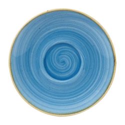 Churchill Stonecast Cappuccino Saucers Cornflower Blue 156mm Churchill Stonecast Cappuccino Saucers Cornflower Blue 156mm