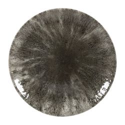 Churchill Stone Quartz Black Evolve Coupe Plates 217mm (Pack Of 12)