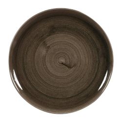 Churchill Stonecast Patina Evolve Coupe Plates Iron Black 324mm (Pack Of 6)