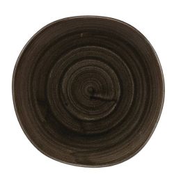 Churchill Stonecast Patina Round Trace Plates Iron Black 210mm (Pack Of 12)