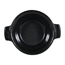 Churchill Black Igneous Stoneware Pie Dish 140mm (Pack Of 6)