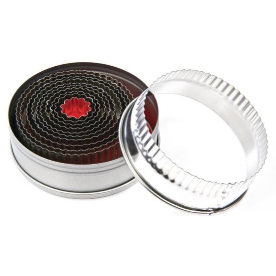 Vogue Round Fluted Pastry Cutter Set URO E019 Vogue Round Fluted Pastry Cutter Set URO E019