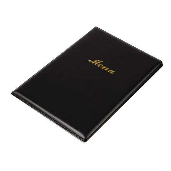 Menu Holder PVC A5 Black URO E219 Menu Holder PVC A5 Black URO E219