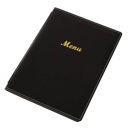 Leatherette Style Menu A4 URO E221