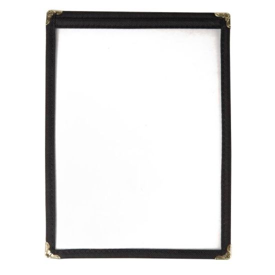 American Style Menu Holder Two Card Black A5 URO E290 American Style Menu Holder Two Card Black A5 URO E290