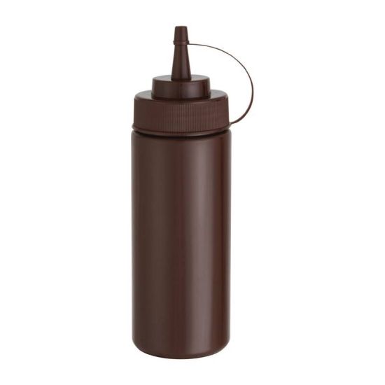Vogue Brown Squeeze Sauce Bottle 12oz URO E625 Vogue Brown Squeeze Sauce Bottle 12oz URO E625