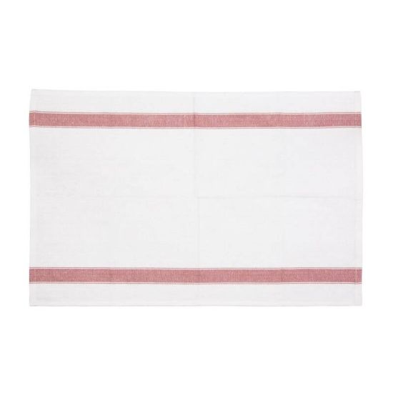 Vogue Heavy Tea Towel Red URO E915