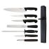 Hygiplas 7 Piece Knife Starter Set With 26.5cm Chef Knife And Roll Bag