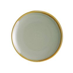 Olympia Kiln Moss Round Coupe Plates 178mm (Pack Of 6)