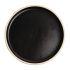 Olympia Canvas Flat Round Plate Delhi Black 180mm (Pack Of 6)
