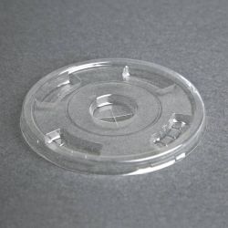 Fiesta Green Compostable PLA Cold Cup Flat Lids 12oz / 16oz / 20oz (Pack Of 1000) Fiesta Green Compostable PLA Cold Cup Flat Lids 12oz / 16oz / 20oz (Pack Of 1000)