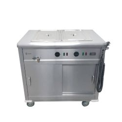 Parry Mobile Servery With Bain Marie Top MSB9