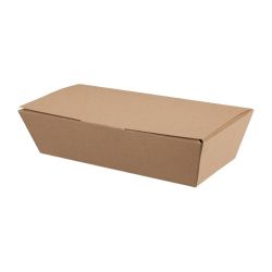 Colpac Compostable Kraft Food Boxes 250mm (Pack Of 150) Colpac Compostable Kraft Food Boxes 250mm (Pack Of 150)