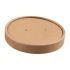 Colpac Recyclable Kraft Microwavable Soup Cup Lids 450ml / 16oz (Pack Of 500)