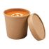 Colpac Recyclable Kraft Microwavable Soup Cups 350ml / 12oz (Pack Of 500)