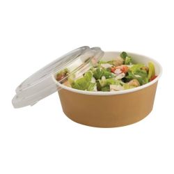 Colpac Recyclable Kraft Food Pots With Lid 1000ml / 35oz (Pack Of 150) Colpac Recyclable Kraft Food Pots With Lid 1000ml / 35oz (Pack Of 150)