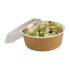 Colpac Recyclable Kraft Food Pots With Lid 1000ml / 35oz (Pack Of 150)