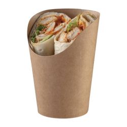 Colpac Recyclable Kraft Wrap Scoops (Pack Of 1000)