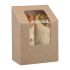 Colpac Compostable Kraft Tuck-Top Wrap Packs With PLA Window (Pack Of 500)