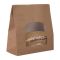 Colpac Recyclable Kraft Sandwich Bags With Window (Pack Of 250)