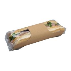 Colpac Clasp Clip Recyclable Kraft Baguette Packs (Pack Of 500)
