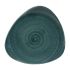 Churchill Stonecast Patina Triangular Plates Rustic Teal 229mm (Pack Of 12)