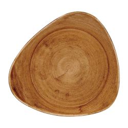 Churchill Stonecast Patina Triangular Plates Vintage Copper 311mm (Pack Of 6)
