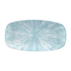 Churchill Stone Oblong Chef Plates Aquamarine 153 X 298mm (Pack Of 12) Churchill Stone Oblong Chef Plates Aquamarine 153 X 298mm (Pack Of 12)