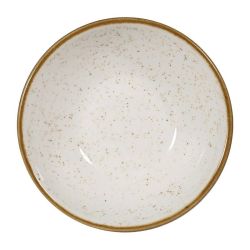 Churchill Stonecast Shallow Bowls Barley White 7oz 116mm (Pack Of 12)