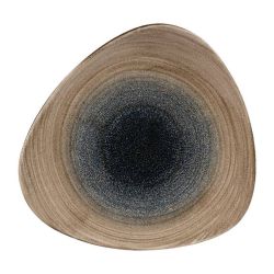 Churchill Stonecast Aqueous Triangular Plates Bayou Taupe 229mm (Pack Of 12) Churchill Stonecast Aqueous Triangular Plates Bayou Taupe 229mm (Pack Of 12)