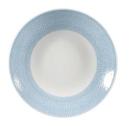 Churchill Isla Deep Coupe Plates Ocean Blue 255mm (Pack Of 12)