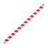 Fiesta Green Compostable Paper Smoothie Straws Red Stripes (Pack Of 250)