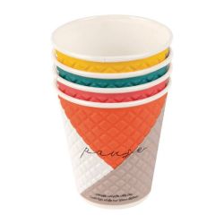 Huhtamaki Pause Disposable Coffee Cups Double Wall 225ml / 8oz (Pack Of 925) Huhtamaki Pause Disposable Coffee Cups Double Wall 225ml / 8oz (Pack Of 925)