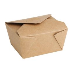 Fiesta Green Compostable Paperboard Food Cartons 600ml / 21oz (Pack Of 400) Fiesta Green Compostable Paperboard Food Cartons 600ml / 21oz (Pack Of 400)