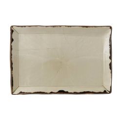 Dudson Harvest Rectangular Trays Linen 230 X 336mm (Pack Of 6)