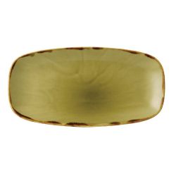 Dudson Harvest Oblong Chefs Plates Green 355 X 189mm (Pack Of 6) Dudson Harvest Oblong Chefs Plates Green 355 X 189mm (Pack Of 6)