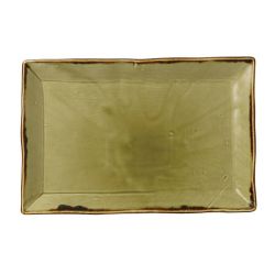 Dudson Harvest Rectangular Trays Green 192 X 284mm (Pack Of 6)